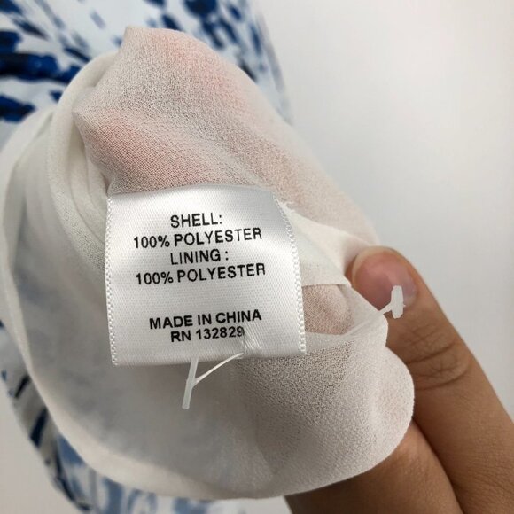 NWT House of Harlow 1960 X REVOLVE  White & Blue Tie Dye Lina Mini Dress size XS - Picture 13 of 16